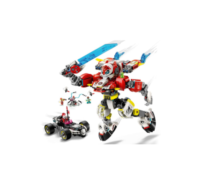 LEGO Конструктор LEGO DREAMZzz Робот-тигр Купера та Хот-род авто Зеро (71497)