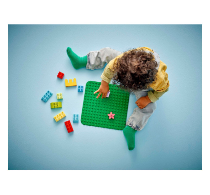 LEGO Конструктор LEGO DUPLO Classic Зелена будівельна пластина (10460)