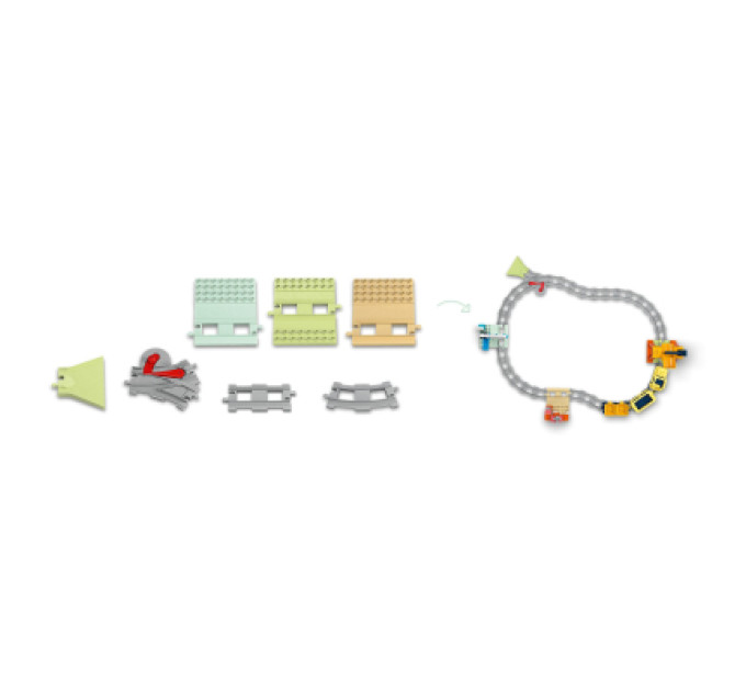 LEGO Конструктор LEGO DUPLO Town Великий інтерактивний громадський потяг (10428-)