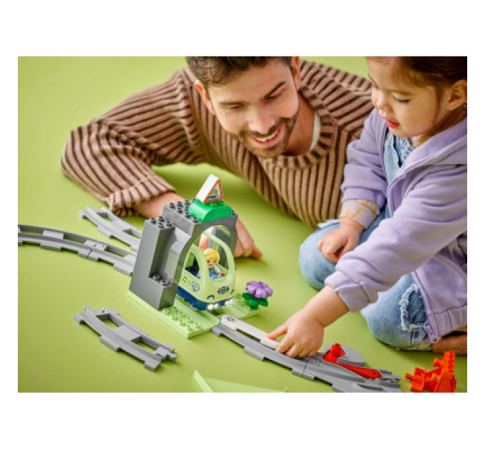 LEGO Конструктор LEGO DUPLO Town Додатковий набір. Залізничний тунель і колії (10425)