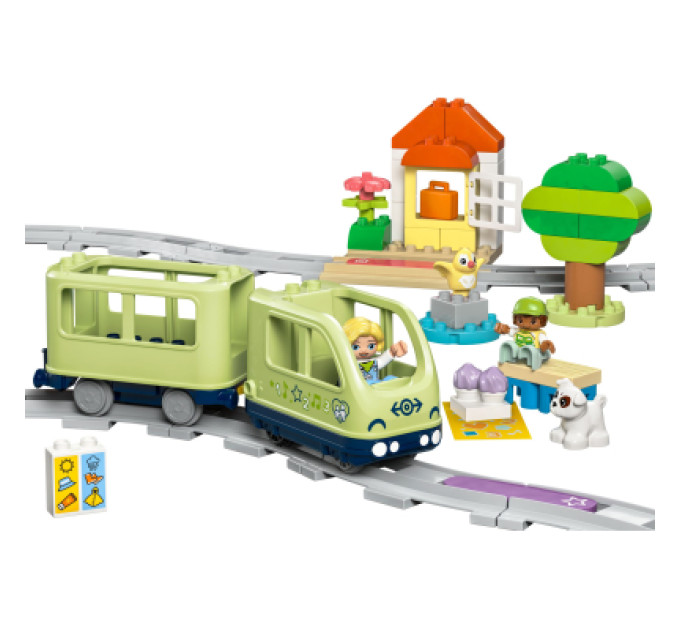 LEGO Конструктор LEGO DUPLO Town Інтерактивний пригодницький потяг (10427)
