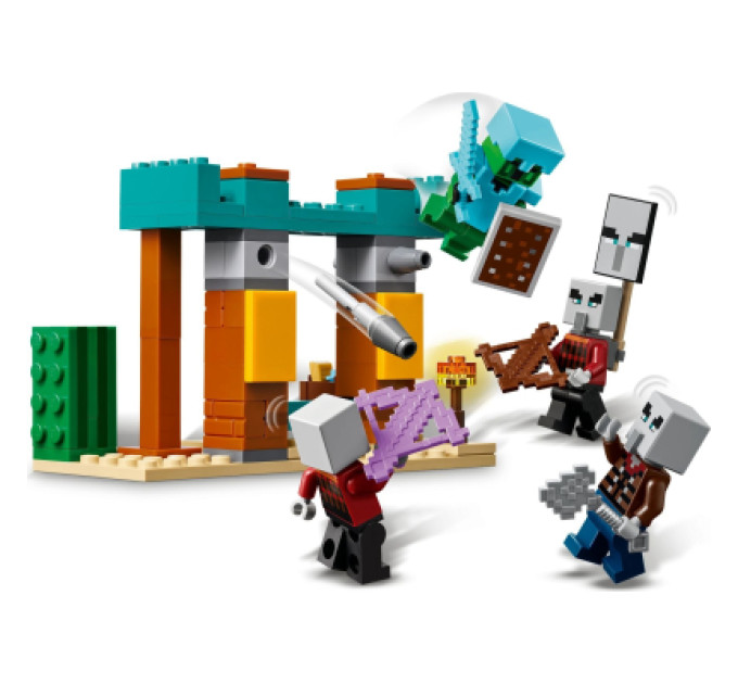 LEGO Конструктор LEGO Minecraft Пустельний патруль розбійника (21267)
