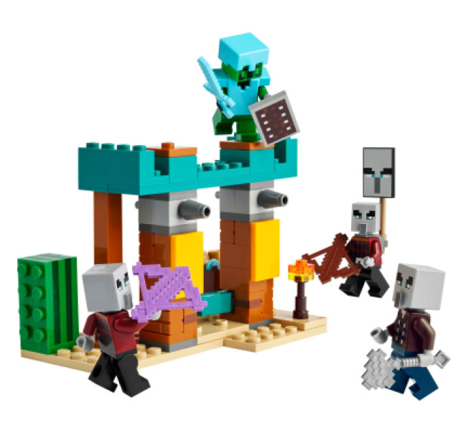 LEGO Конструктор LEGO Minecraft Пустельний патруль розбійника (21267)