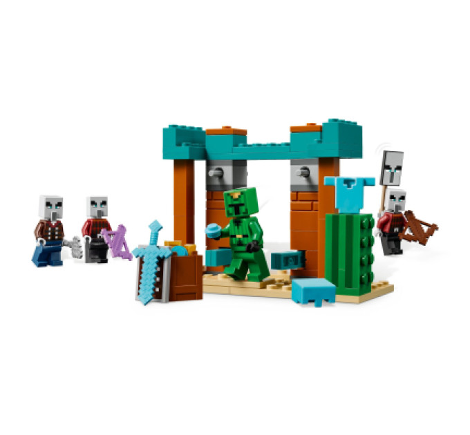 LEGO Конструктор LEGO Minecraft Пустельний патруль розбійника (21267)