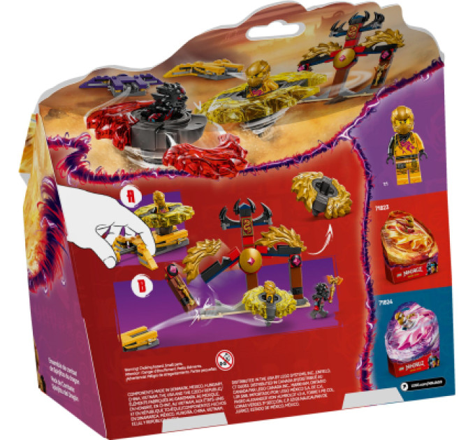 LEGO Конструктор LEGO Ninjago Бойовий набір дракона Спін-джитсу (71826)