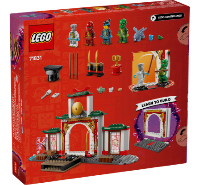 LEGO Конструктор LEGO Ninjago Храм ніндзя Спін-джитсу (71831)