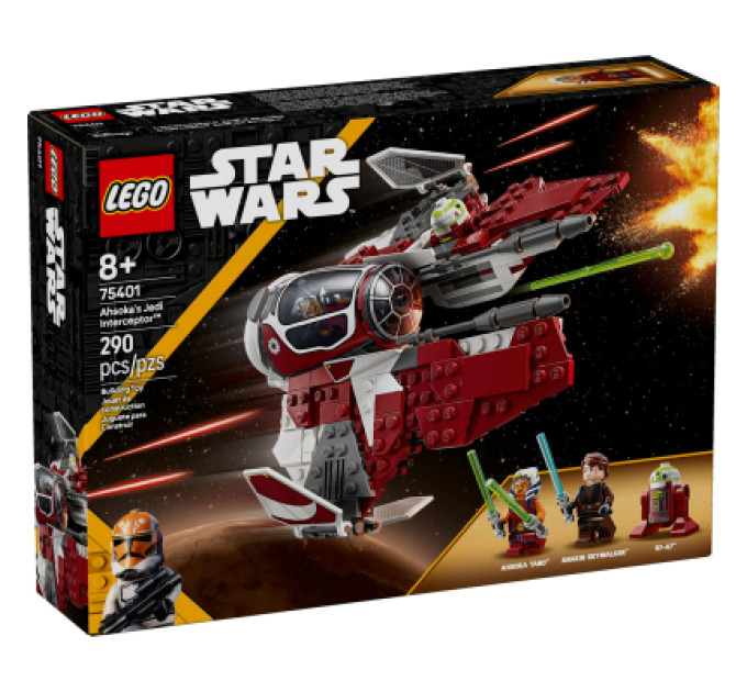 LEGO Конструктор LEGO Star Wars Джедайський перехоплювач Асоки (75401)