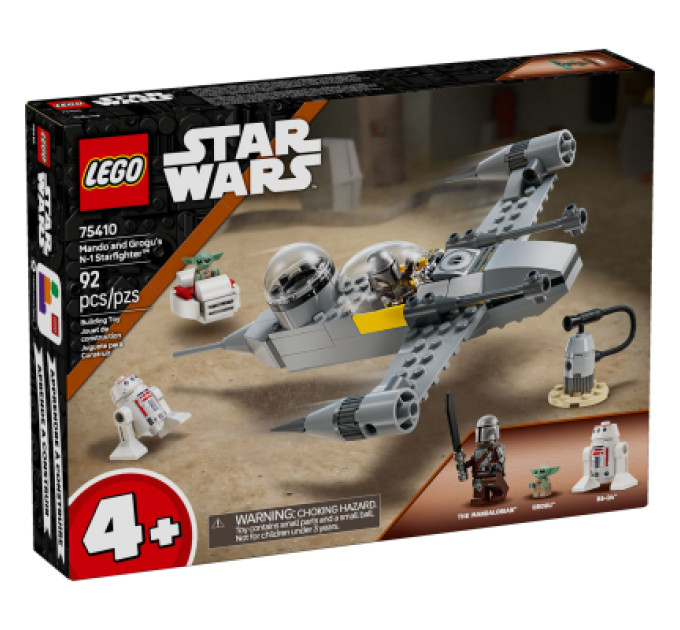 LEGO Конструктор LEGO Star Wars Зоряний винищувач N-1 Мандо й Ґроґу (75410)
