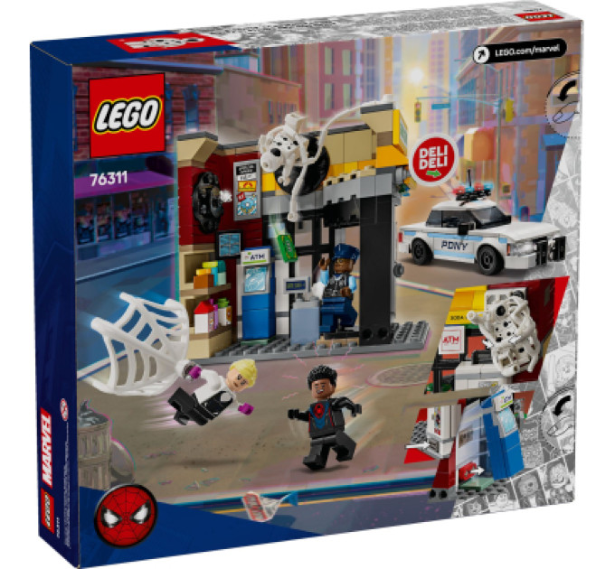 LEGO Конструктор LEGO Super Heroes Всесвіт-павук: Майлз Моралес проти Плями (76311)