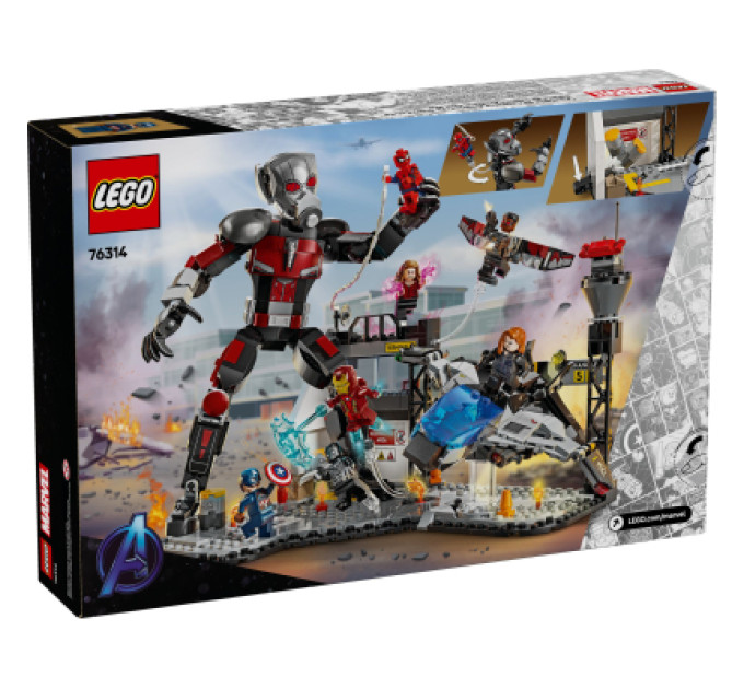 LEGO Конструктор LEGO Super Heroes Перший месник: Протистояння Пригодницька битва (76314)