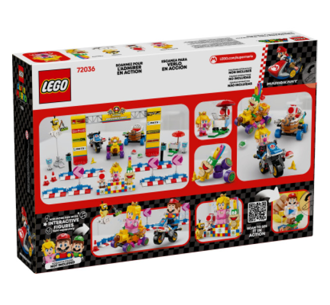 LEGO Конструктор LEGO Super Mario Mario Kart – Baby Peach & Grand Prix. Набір (72036)