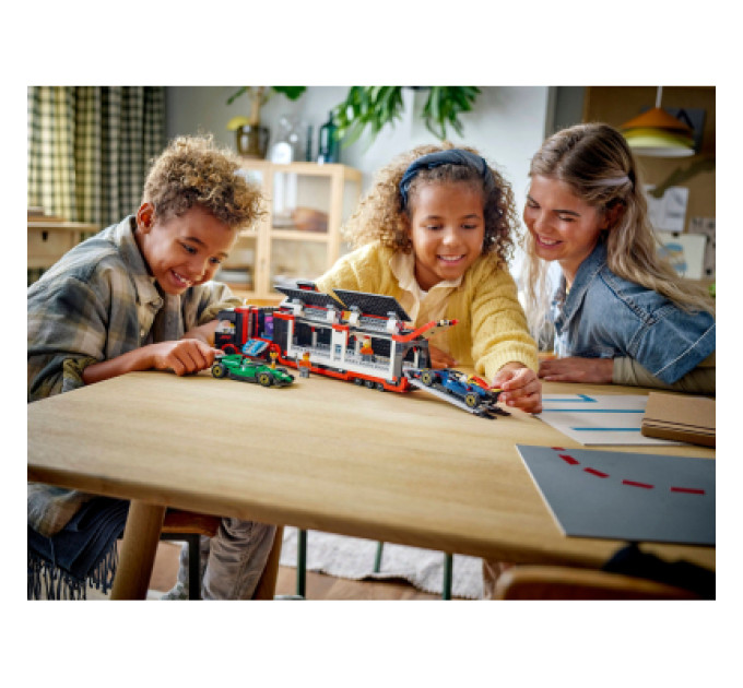 LEGO Конструктор LEGO City Вантажівка F1 з автомобілями RB20 та AMR24 (60445)