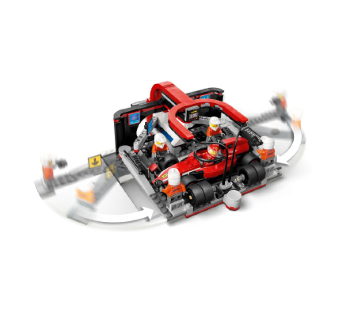 LEGO Конструктор LEGO City Піт-стоп і піт-екіпаж F1 з болідом Ferrari (60443)