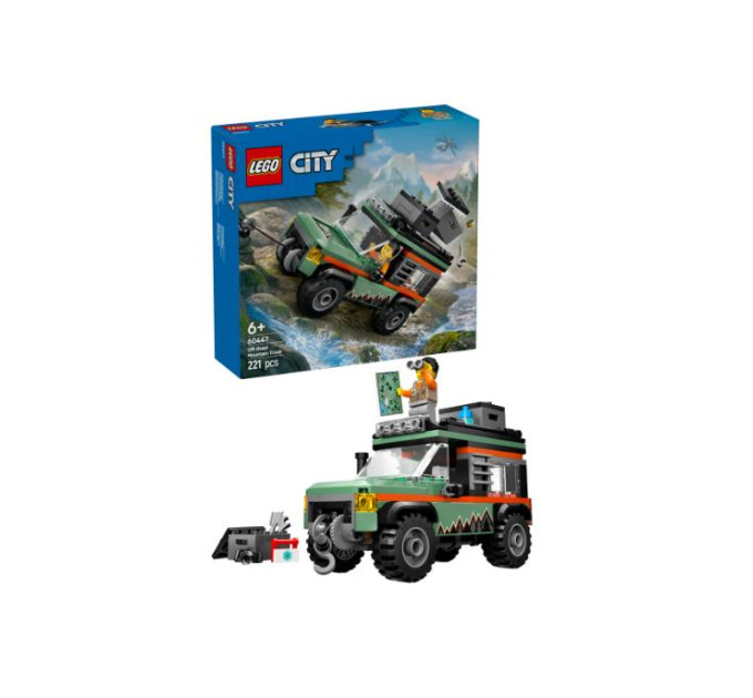 LEGO Конструктор LEGO City Позашляхова гірська вантажівка 4x4 (60447)
