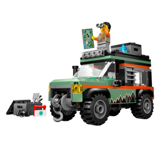 LEGO Конструктор LEGO City Позашляхова гірська вантажівка 4x4 (60447)