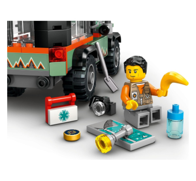 LEGO Конструктор LEGO City Позашляхова гірська вантажівка 4x4 (60447)