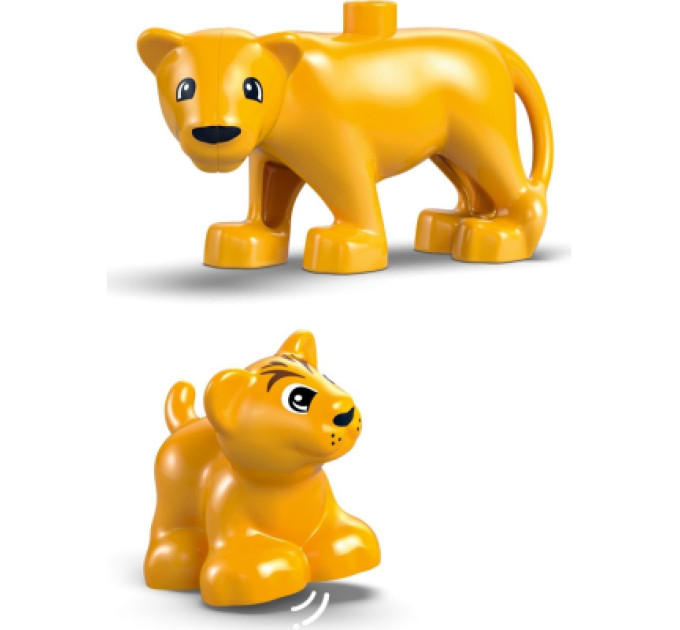 LEGO Конструктор LEGO DUPLO Town Сімейства диких тварин: Пінгвіни та Леви (10442)