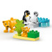 LEGO Конструктор LEGO DUPLO Town Сімейства диких тварин: Пінгвіни та Леви (10442)