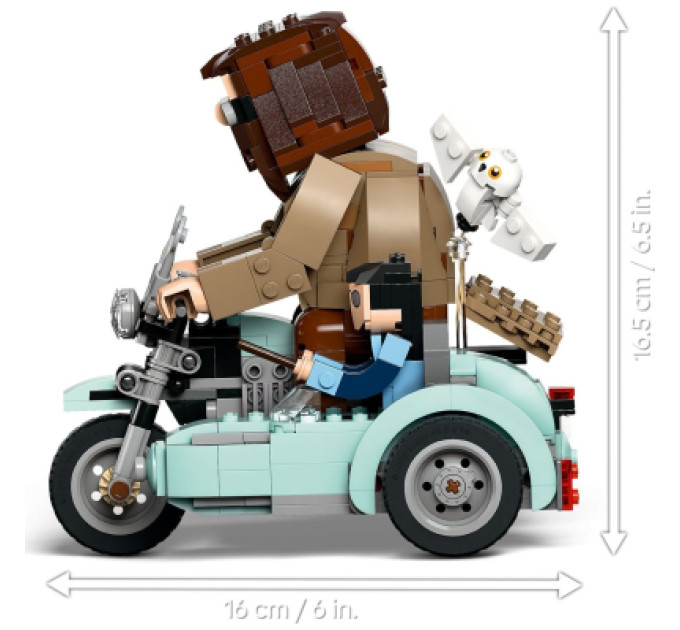 LEGO Конструктор LEGO Harry Potter Поїздка Геґріда й Гаррі на мотоциклі (76443)