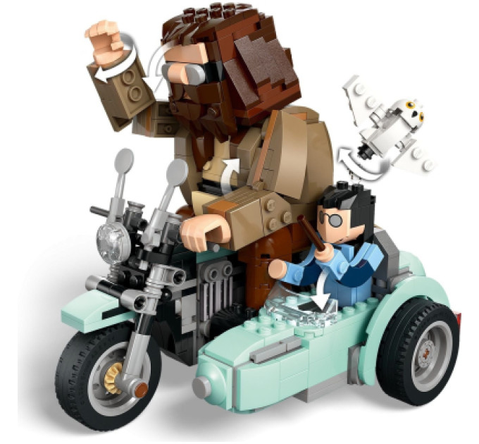 LEGO Конструктор LEGO Harry Potter Поїздка Геґріда й Гаррі на мотоциклі (76443)
