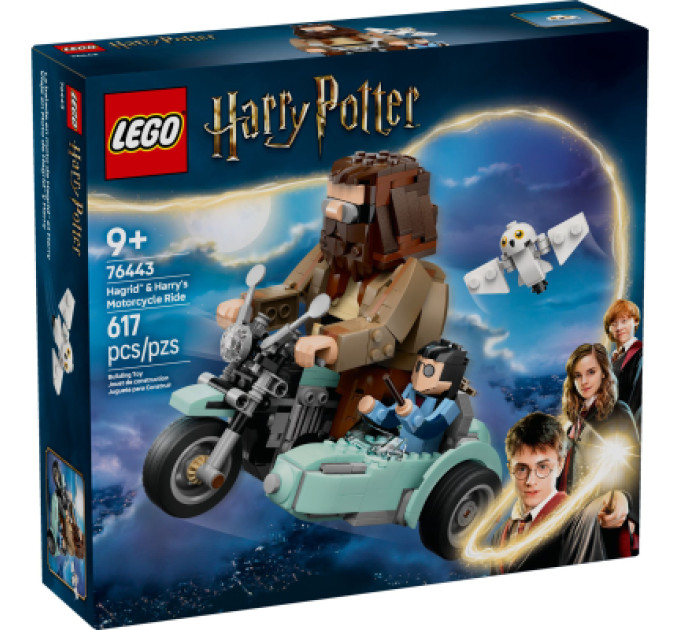 LEGO Конструктор LEGO Harry Potter Поїздка Геґріда й Гаррі на мотоциклі (76443)
