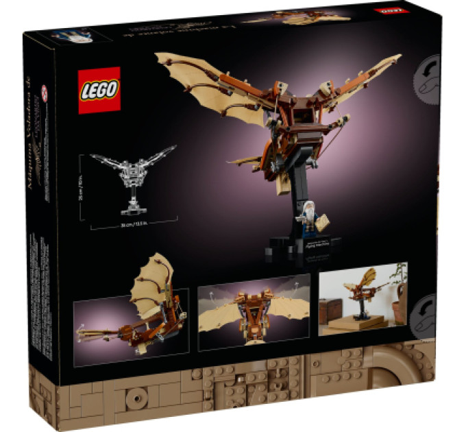 LEGO Конструктор LEGO Icons Літальний апарат Леонардо да Вінчі (10363)