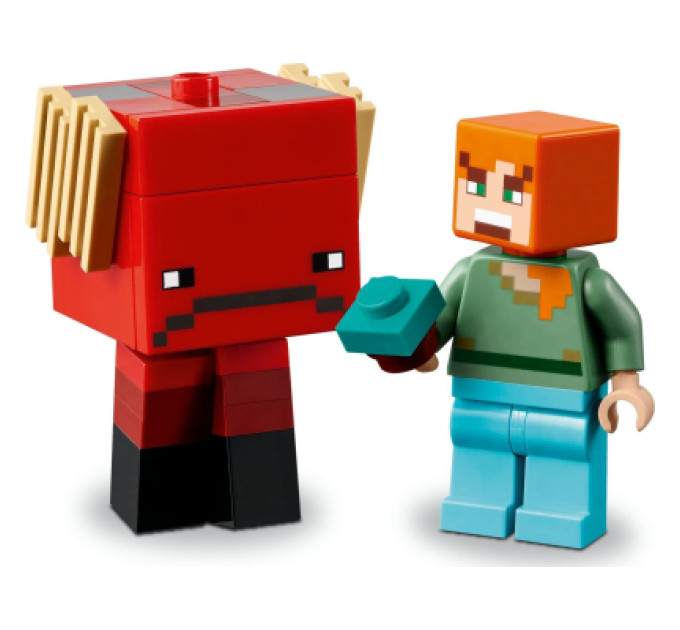 LEGO Конструктор LEGO Minecraft Битва з лавою у Незері (21266)