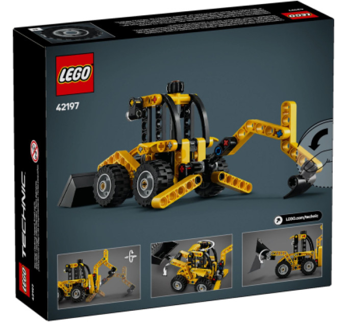 LEGO Конструктор LEGO Technic Екскаватор-навантажувач (42197)
