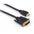 Vinga Кабель мультимедійний HDMI to DVI 24+1 3.0m Vinga (VCPHDMIDVI3)