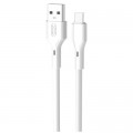 XO Дата кабель USB 2.0 AM to USB-C 1.0m white XO (NB230_C_White)