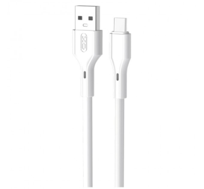 XO Дата кабель USB 2.0 AM to USB-C 1.0m white XO (NB230_C_White)