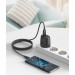 XO Дата кабель USB 2.0 AM to USB-C 1.0m braided black XO (NB235_C_Black)