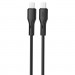 XO Дата кабель USB-C to USB-C 1.0m 60W black XO (NBQ231B_Black)