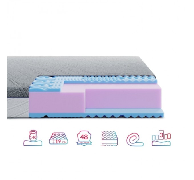 Highfoam Матрац Highfoam Bellagio Bello, ортопедичний, двосторонній 80x200 см (4820001324600)