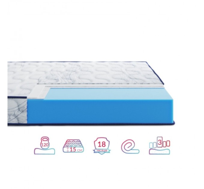 Highfoam Матрац Highfoam Largo Slim New, ортопедичний двосторонній 80 x 170 см (4820001351286)