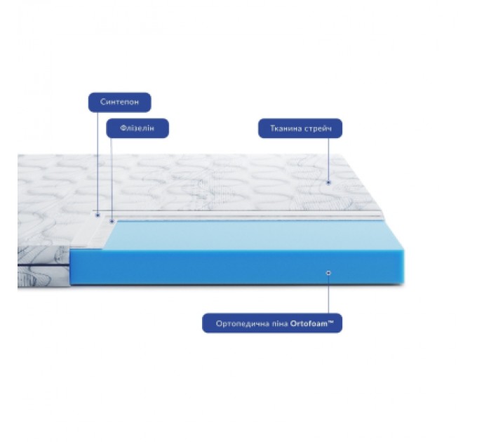 Highfoam Матрац Highfoam Largo Super Slim New, ортопедичний двосторонній 160 x 200 см (4820001346572)