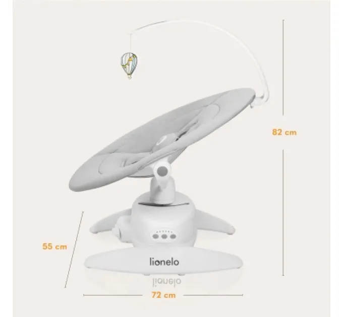 Lionelo Крісло-гойдалка Lionelo Iris Beige sand (LO-IRIS BEIGE SAND)