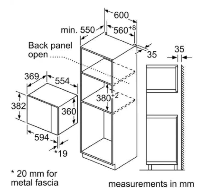 Bosch Мікрохвильова піч Bosch BEL554MS0