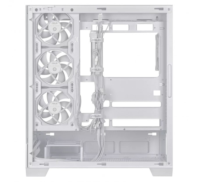 ASUS Корпус Asus A31 Plus White Tempered Glass без БЖ (90DC00R3-B19000)