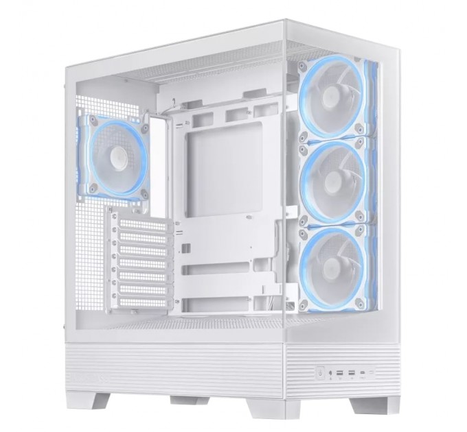 ASUS Корпус Asus A31 Plus White Tempered Glass без БЖ (90DC00R3-B19000)