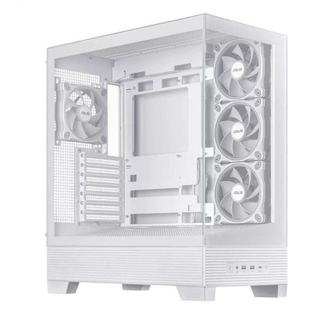 ASUS Корпус Asus A31 Plus White Tempered Glass без БЖ (90DC00R3-B19000)