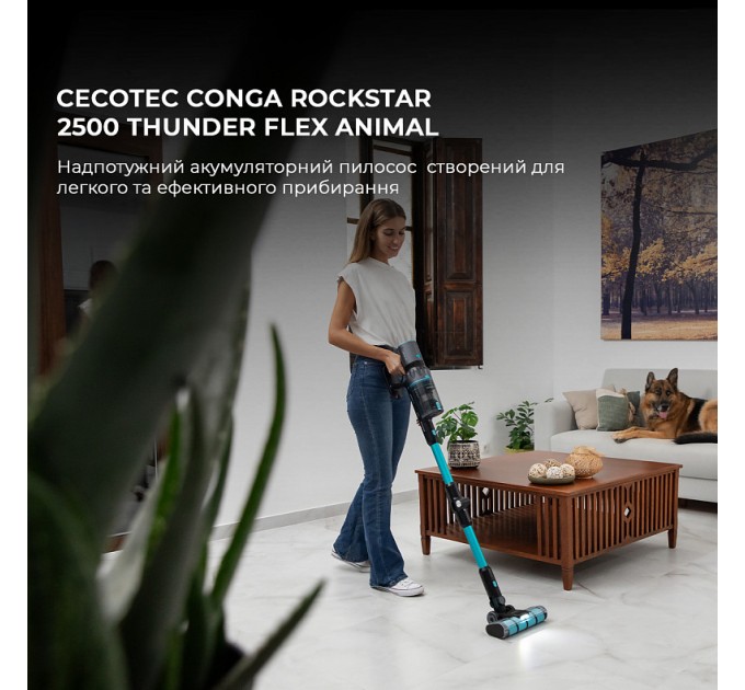 Cecotec Акумуляторний пилосос Cecotec Conga Rockstar 2500 Thunder Flex Animal (CCTC-08427)