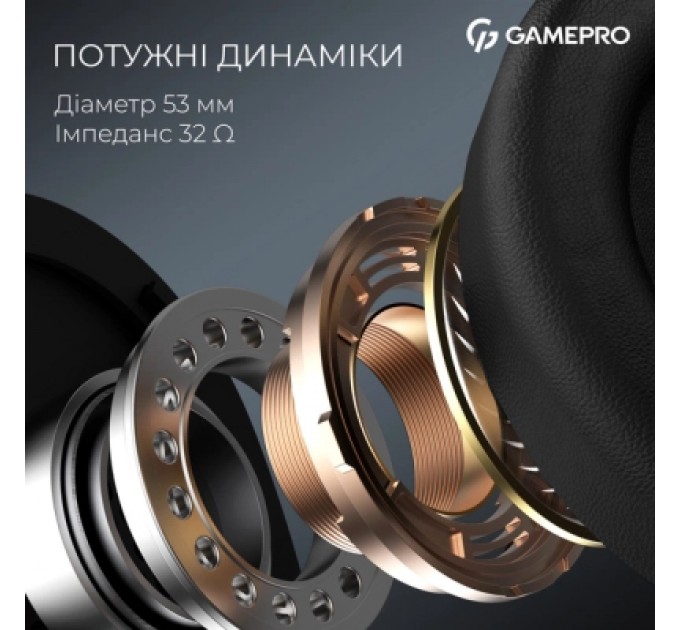 GamePro Навушники GamePro Asgard Skald 4-Mode Black (HSW160B)