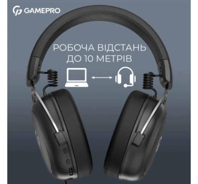 GamePro Навушники GamePro Asgard Skald 4-Mode Black (HSW160B)