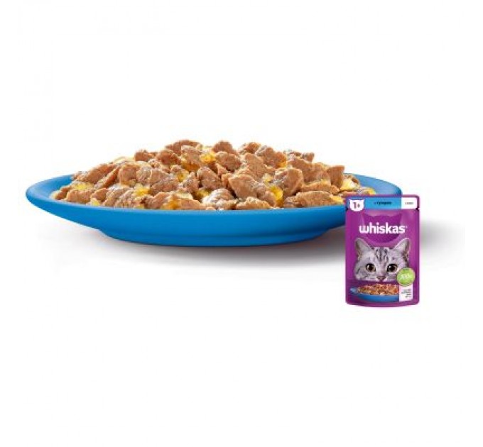 Whiskas Вологий корм для кішок Whiskas Тунець в желе 85 г (5900951302381)