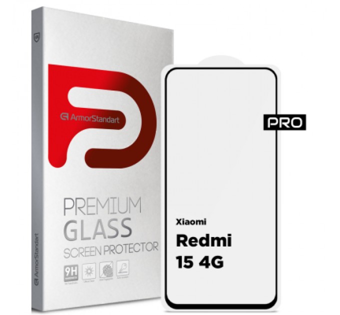 Armorstandart Скло захисне Armorstandart Pro Xiaomi Redmi 15 4G (ARM85415)