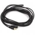 PowerPlant Кабель мультимедійний 3.5 mm M-F, 5m PowerPlant (CA910984)