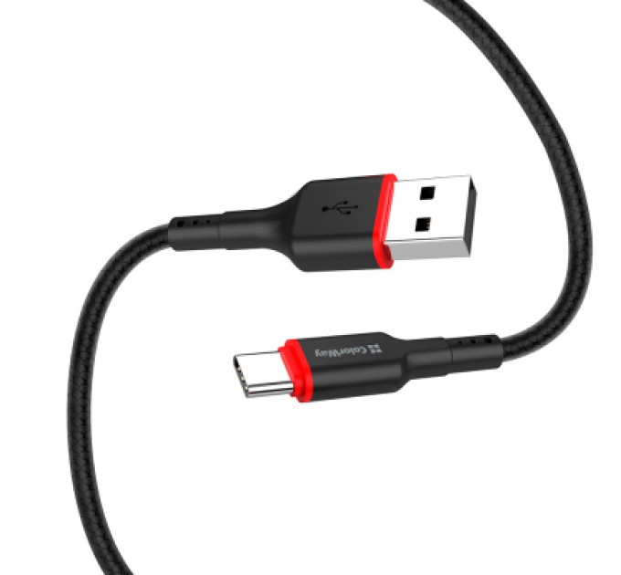 ColorWay Дата кабель USB-C to USB-C 1.0m 2.4А black ColorWay (CW-CBUC064-BK)