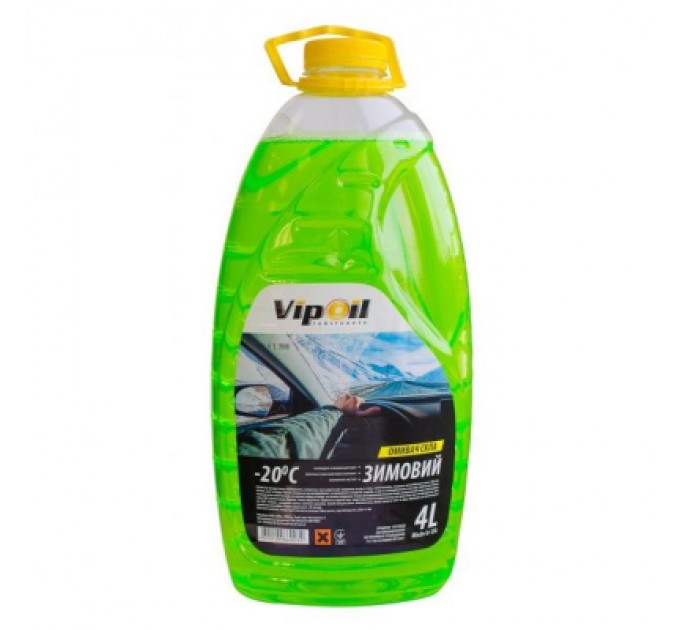 VIPOIL Омивач автомобільний VIPOIL -20 Яблуко 4л (0340350)