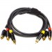PowerPlant Кабель мультимедійний Smart AV 1.5m (S-AU-1.5) PowerPlant (CA911745)